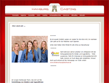 Tablet Screenshot of hamburg-casting.de